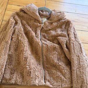 Soft Fuzzy Tan Sweater